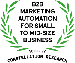 voted as b2b marketing automation for business